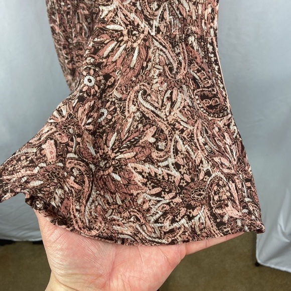 American Rag Paisley Print Romper with Bell Sleeves - Picture 5 of 9